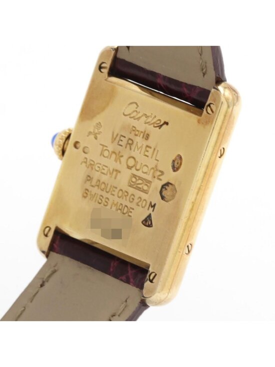 Cartier Must Tank SM Quartz Watch main image 7